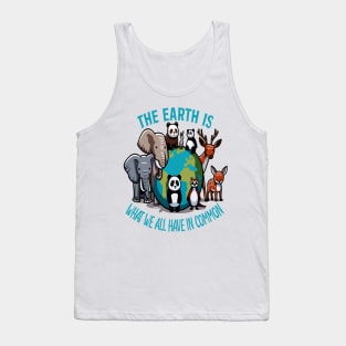 Diverse Animals on Our Planet: Grow Green Tank Top